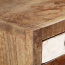 vidaXL tömör újrahasznosított fa fiókos szekrény 45 x 30 x 105 cm