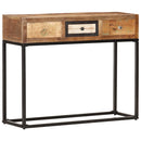 vidaXL aranyszínű tömör újrahasznosított fa tálalóasztal 90x30x75 cm