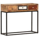 vidaXL aranyszínű tömör újrahasznosított fa tálalóasztal 90x30x75 cm