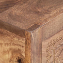 vidaXL tömör mangófa tálalóasztal 90 x 30 x 75 cm