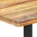 vidaXL tömör újrahasznosított fa étkezőasztal 160 x 80 x 75 cm