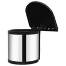 vidaXL beépíthető konyhai acélszemetes 8 l