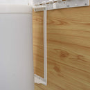 vidaXL beépíthető konyhai műanyag szemetes 8 l