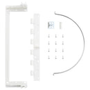 vidaXL beépíthető konyhai műanyag szemetes 8 l