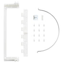 vidaXL beépíthető konyhai műanyag szemetes 12 l