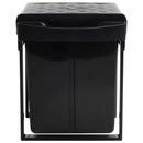 vidaXL lágyan csukódó kihúzható konyhaszekrény szemeteskuka 48 L