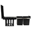 vidaXL lágyan csukódó kihúzható konyhaszekrény szemeteskuka 48 L