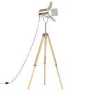 vidaXL háromlábú tömör mangófa állólámpa 140 cm