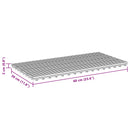 vidaXL Faszegély járólap 6 pcs Barna 60 x 30 cm WPC