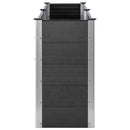 vidaXL szürke WPC kerti magaságyás 250 x 50 x 91 cm