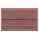 vidaXL barna WPC padlóelem szolárzuhanyhoz 101 x 63 x 5,5 cm