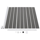 vidaXL szürke WPC kerítéspanel 175 x 186 cm