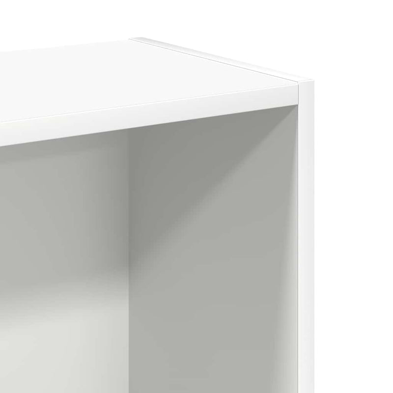 vidaXL fehér szerelt fa könyvespolc 80x24x75 cm