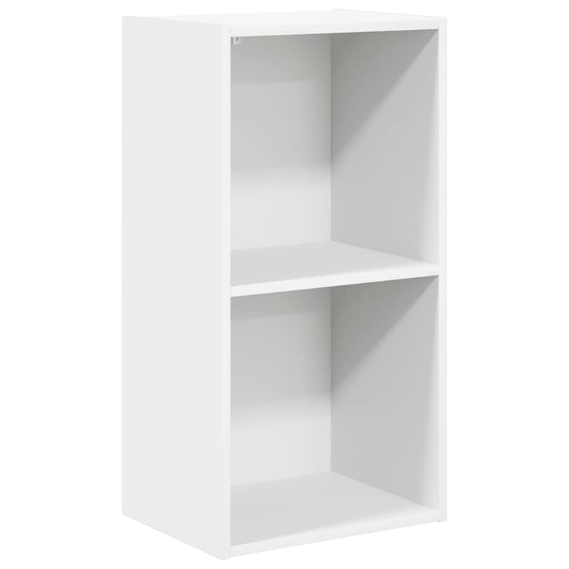 vidaXL fehér szerelt fa könyvespolc 40x30x76,5 cm