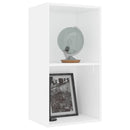 vidaXL fehér szerelt fa könyvespolc 40x30x76,5 cm