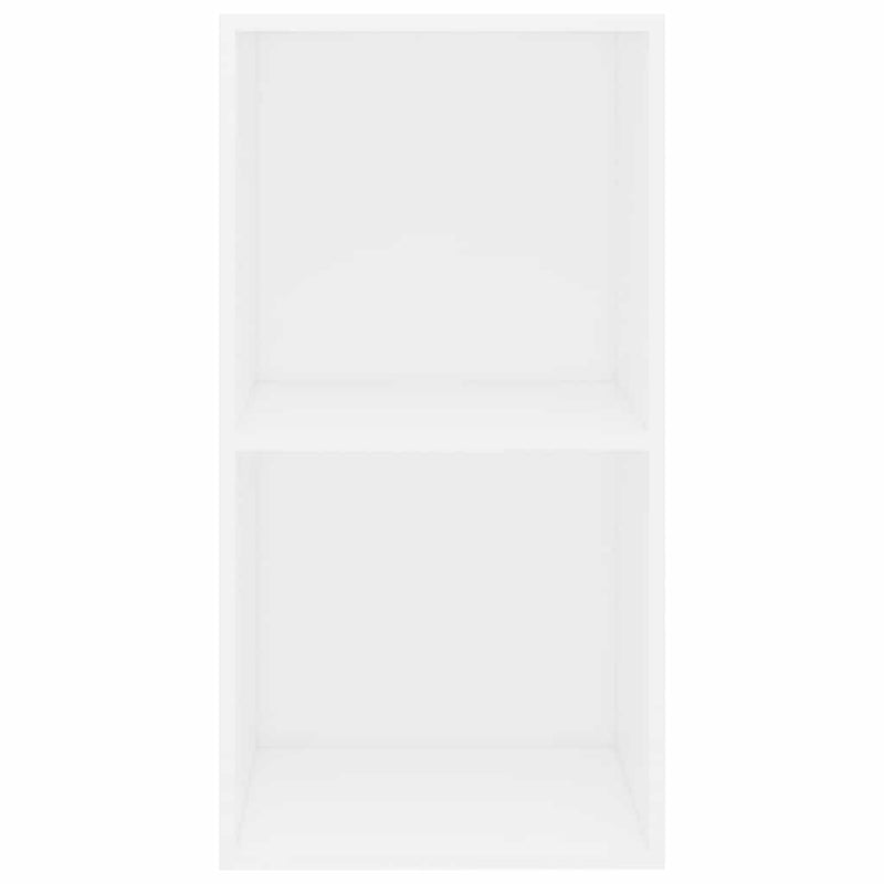 vidaXL fehér szerelt fa könyvespolc 40x30x76,5 cm