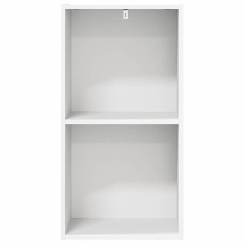 vidaXL fehér szerelt fa könyvespolc 40x30x76,5 cm