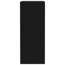 vidaXL fekete szerelt fa könyvszekrény 40x30x76,5 cm