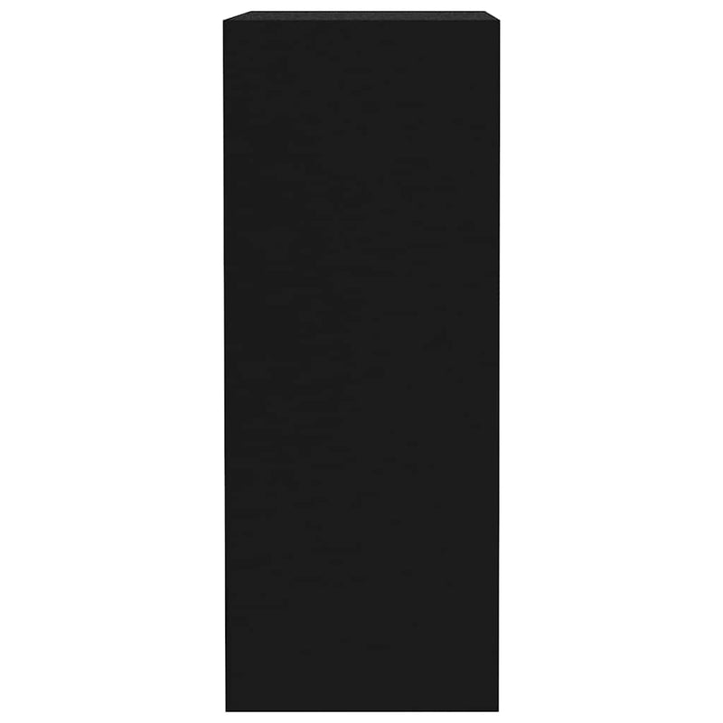 vidaXL fekete szerelt fa könyvszekrény 40x30x76,5 cm