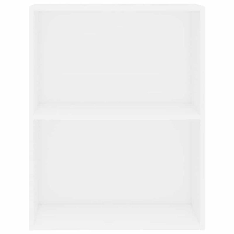 vidaXL fehér szerelt fa könyvespolc 60x30x76,5 cm