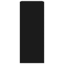 vidaXL fekete szerelt fa könyvszekrény 60x30x76,5 cm