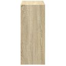 vidaXL 2-szintes sonoma színű forgácslap könyvszekrény 60x30x76,5 cm