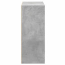 vidaXL 2 szintes betonszürke forgácslap könyvszekrény 60x30x76,5 cm