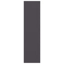 vidaXL 3-szintes szürke szerelt fa könyvszekrény 60 x 30 x 114 cm