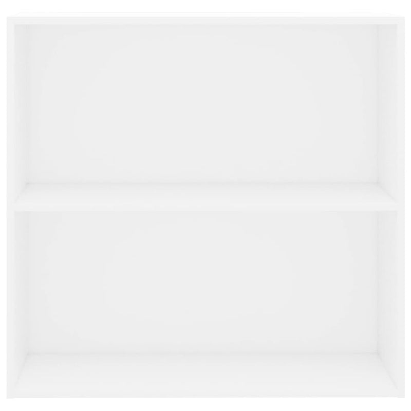 vidaXL fehér szerelt fa könyvespolc 80x30x76,5 cm