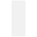 vidaXL fehér szerelt fa könyvespolc 80x30x76,5 cm