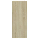 vidaXL sonoma tölgy színű szerelt fa könyvszekrény 80x30x76,5 cm