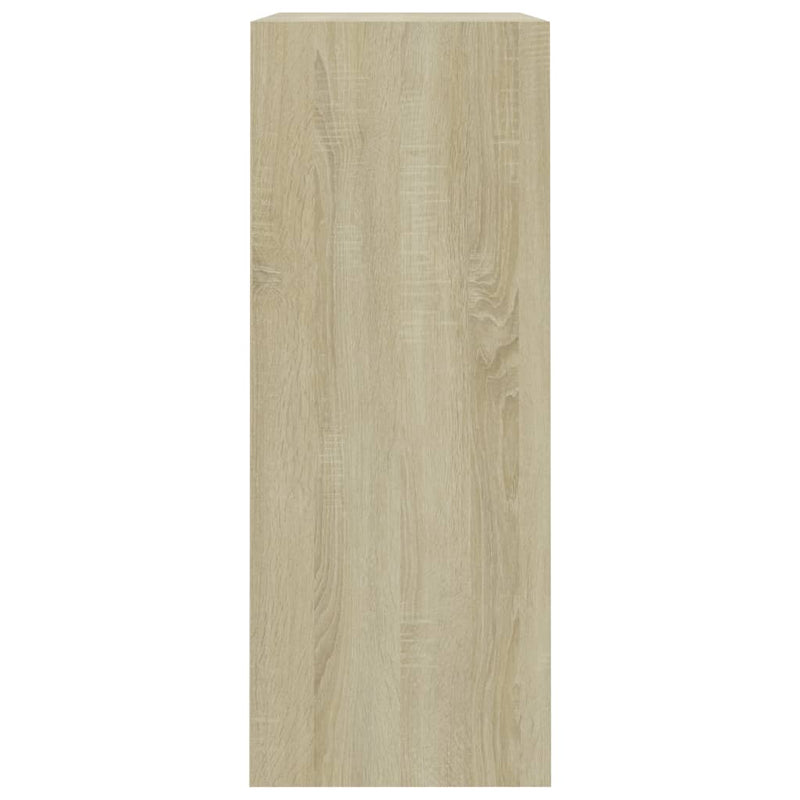 vidaXL sonoma tölgy színű szerelt fa könyvszekrény 80x30x76,5 cm