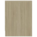 vidaXL 2 db sonoma tölgy színű szerelt fa éjjeliszekrény 40x30x40 cm