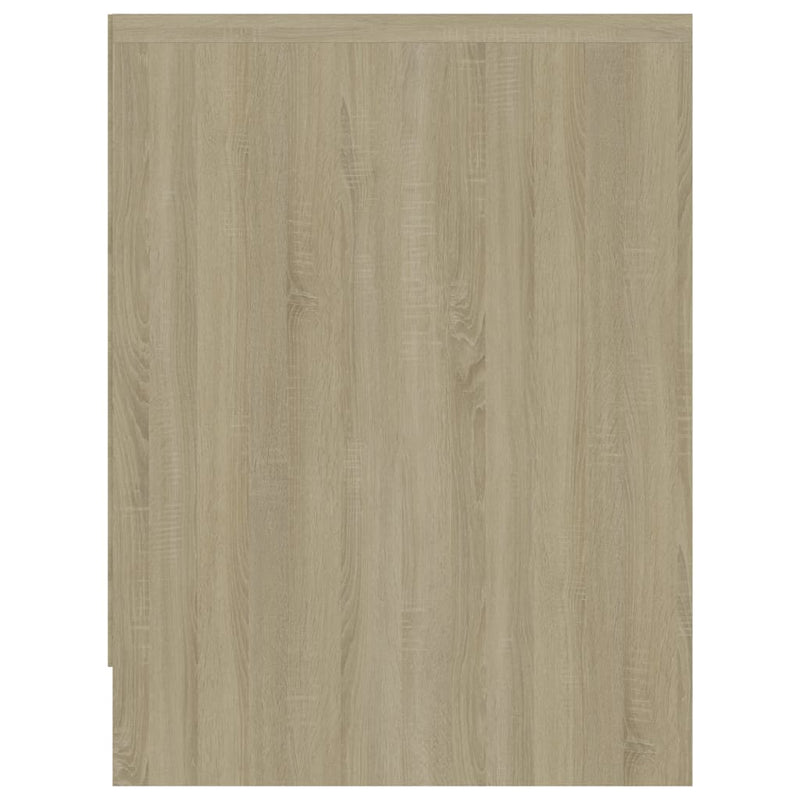 vidaXL 2 db sonoma tölgy színű szerelt fa éjjeliszekrény 40x30x40 cm