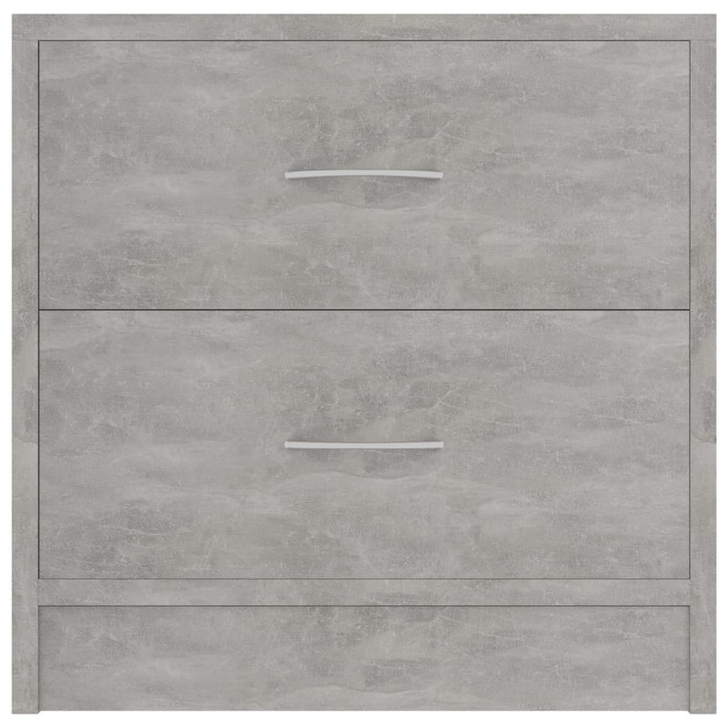 vidaXL betonszürke szerelt fa éjjeliszekrény 40 x 30 x 40 cm