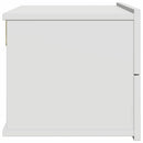 vidaXL fehér szerelt fa éjjeliszekrény 40 x 30 x 30 cm