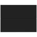 vidaXL fekete szerelt fa éjjeliszekrény 40 x 30 x 30 cm