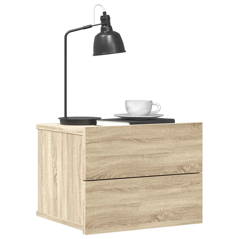 vidaXL sonoma tölgy színű forgácslap éjjeliszekrény 40 x 30 x 30 cm