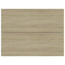 vidaXL 2 db sonoma tölgy színű szerelt fa éjjeliszekrény 40x30x30 cm