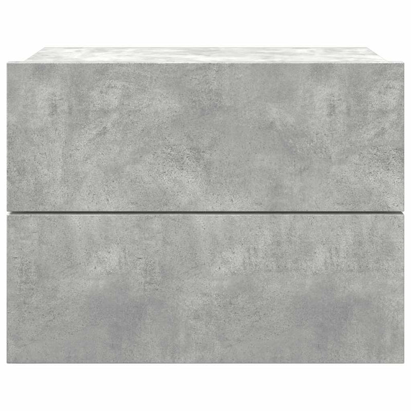 vidaXL betonszürke szerelt fa éjjeliszekrény 40 x 30 x 30 cm