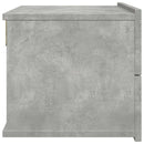 vidaXL 2 db betonszürke szerelt fa éjjeliszekrény 40 x 30 x 30 cm