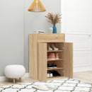 vidaXL sonoma tölgy színű szerelt fa cipősszekrény 60 x 35 x 84 cm