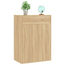 vidaXL sonoma tölgy színű szerelt fa cipősszekrény 60 x 35 x 84 cm
