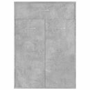 vidaXL betonszürke szerelt fa cipősszekrény 60 x 35 x 84 cm
