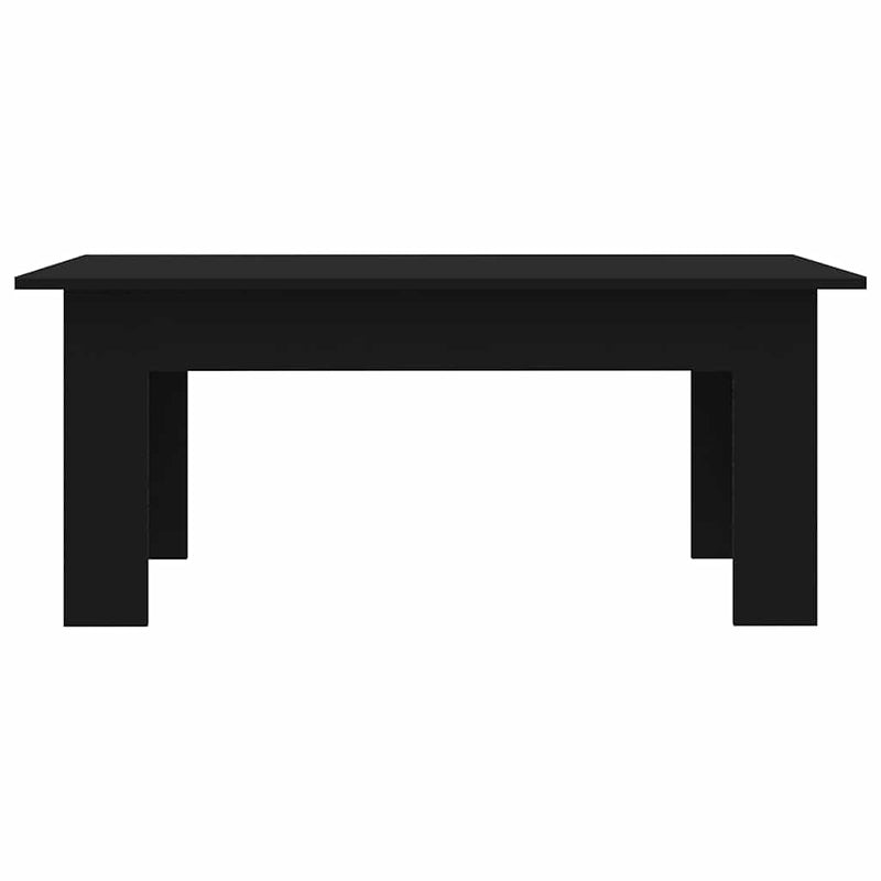 vidaXL fekete szerelt fa dohányzóasztal 100 x 60 x 42 cm
