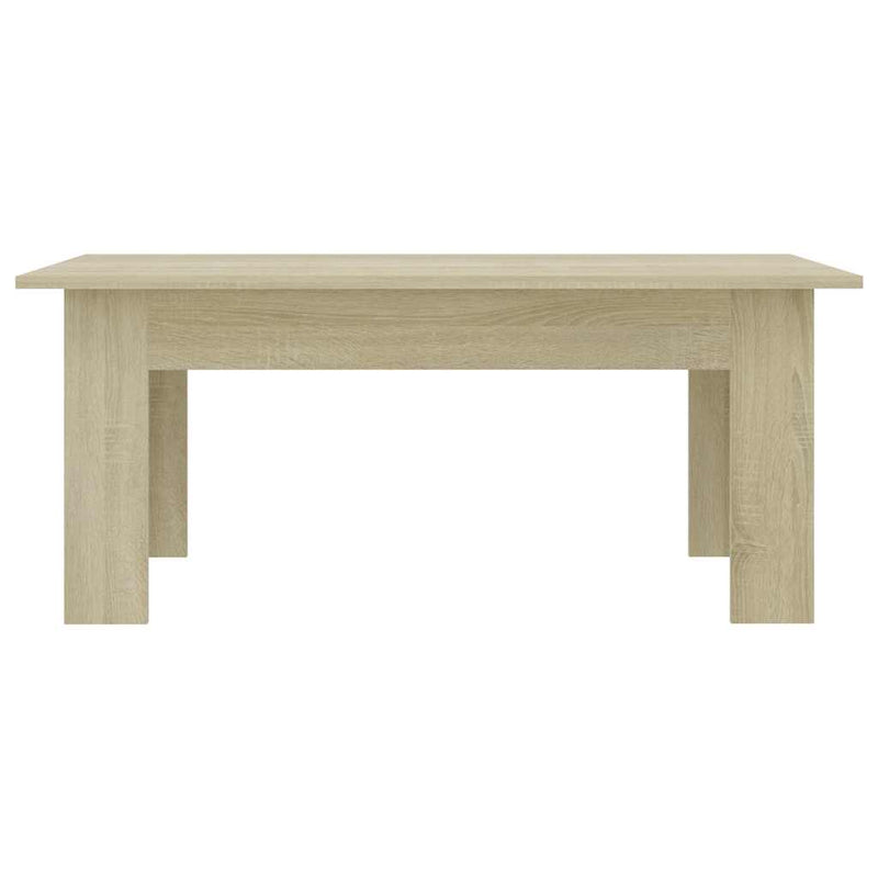 vidaXL sonoma tölgy színű szerelt fa dohányzóasztal 100 x 60 x 42 cm