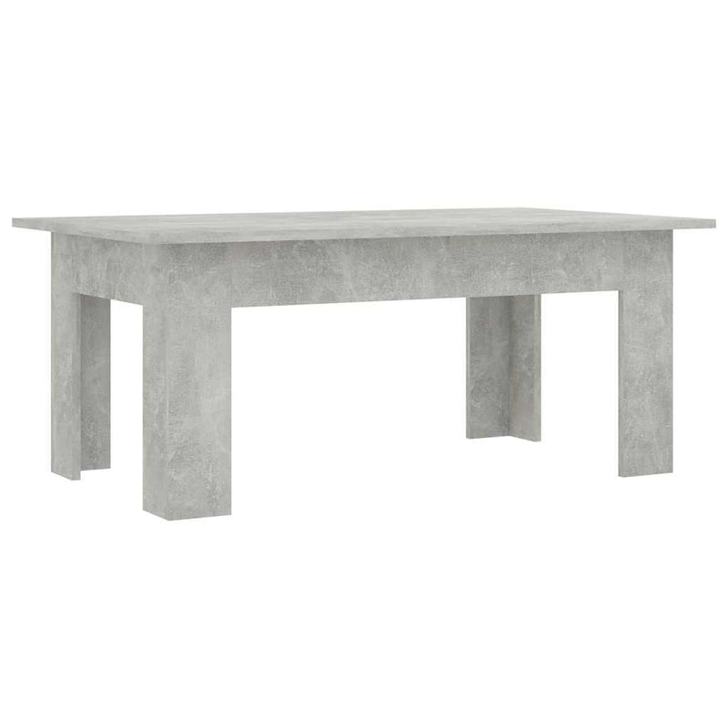 vidaXL betonszürke szerelt fa dohányzóasztal 100 x 60 x 42 cm