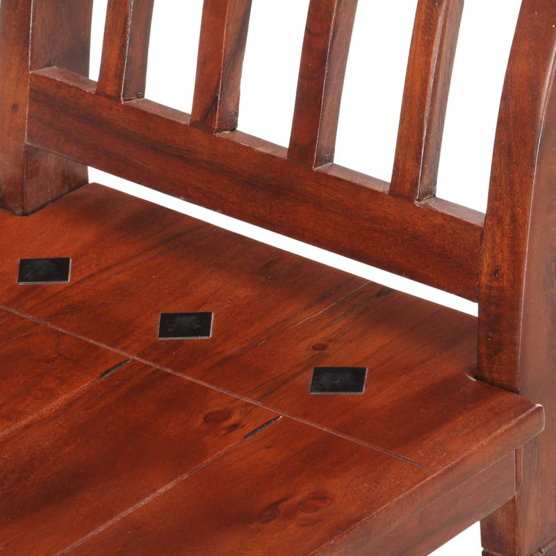 vidaXL tömör akácfa pad 111 cm