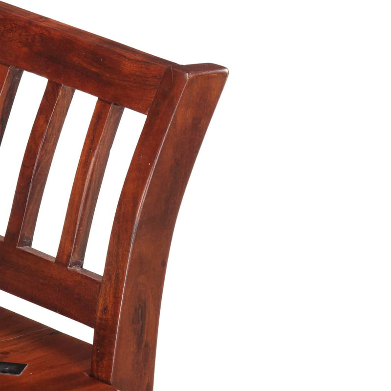 vidaXL tömör akácfa pad 111 cm