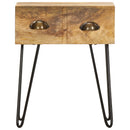 vidaXL tömör mangófa éjjeliszekrény 40 x 30 x 50 cm
